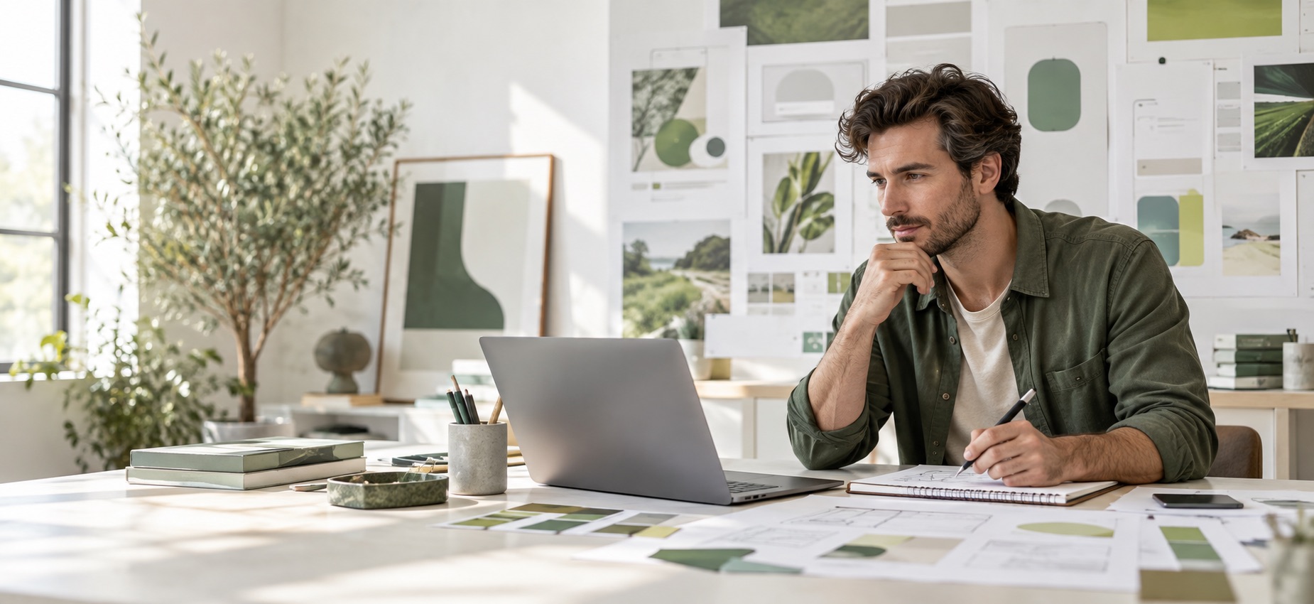 Freelance Graphiste travaillant sur une mission en portage salarial avec KIRK