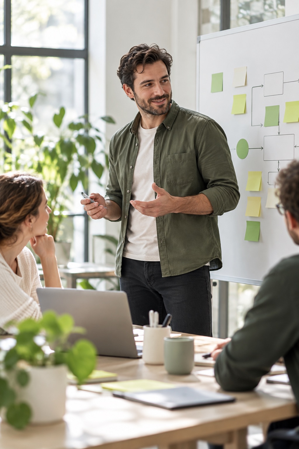 Freelance Scrum Master préparant une mission client avec KIRK