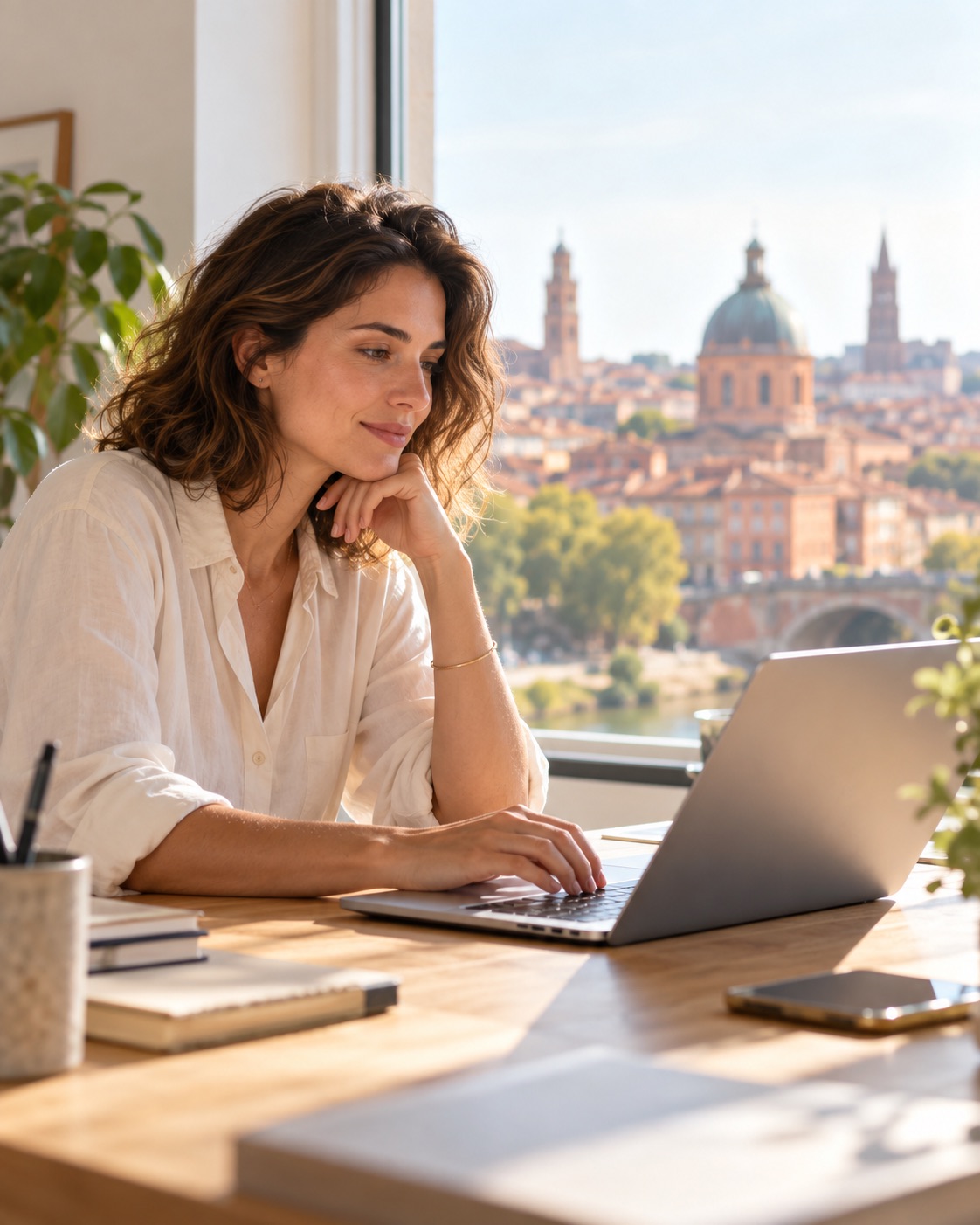 Consultant freelance à Perpignan préparant une mission en portage salarial avec KIRK